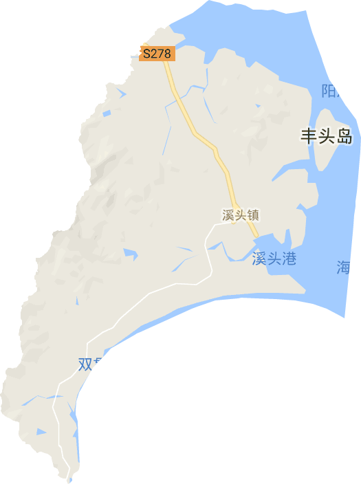 溪頭鎮電子地圖