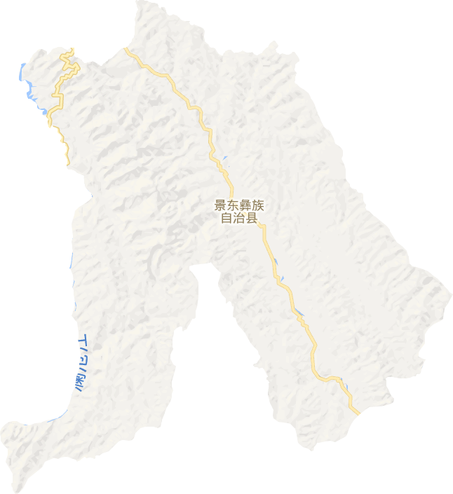 景東彝族自治縣電子地圖