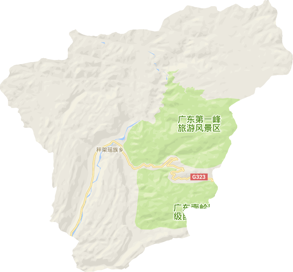 秤架瑤族鄉電子地圖