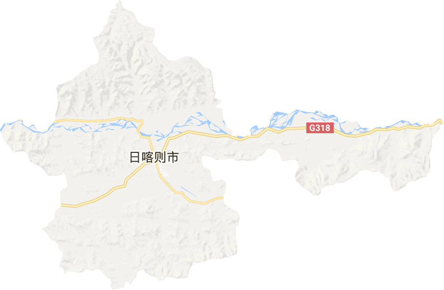 桑珠孜區電子地圖