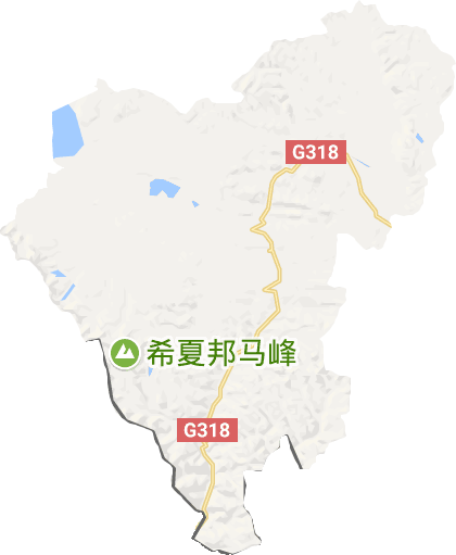 聶拉木縣電子地圖