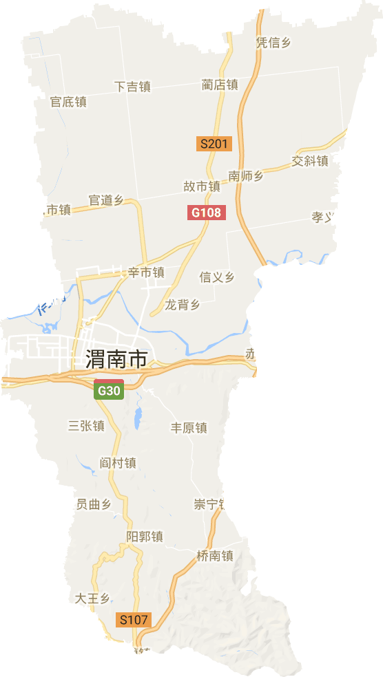 臨渭區電子地圖