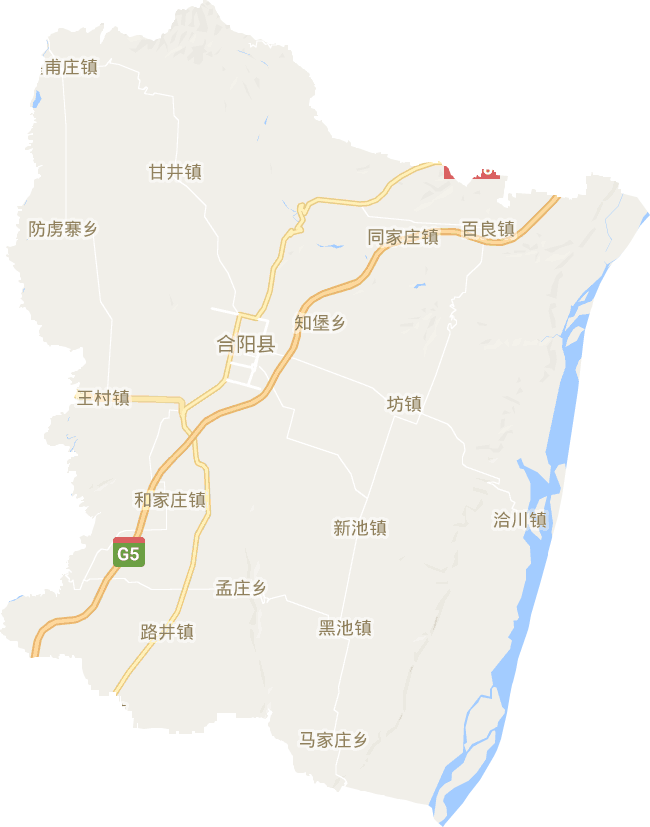 合陽縣電子地圖