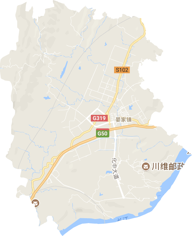 晏家街道電子地圖
