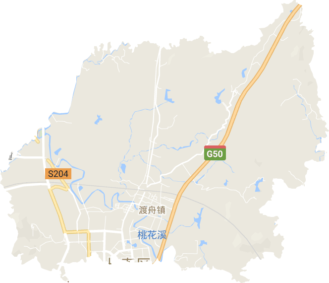渡舟街道電子地圖