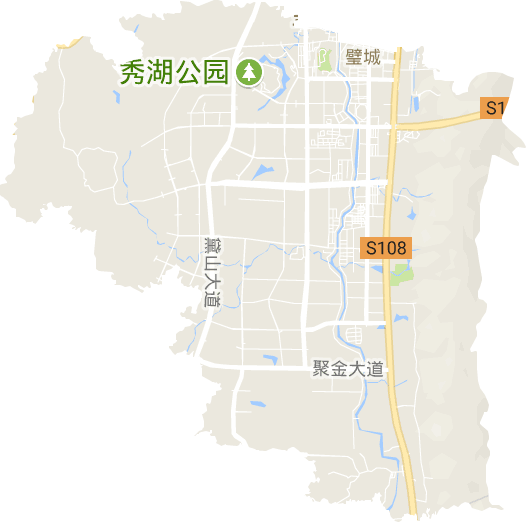 璧泉街道電子地圖