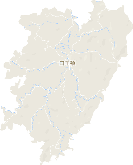 白羊鎮(zhèn)電子地圖