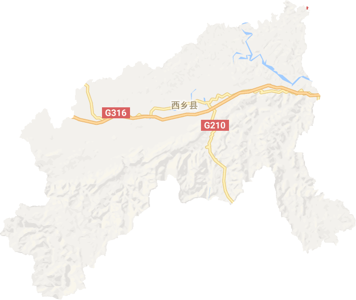 西鄉縣電子地圖