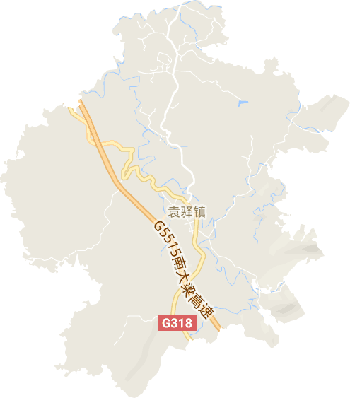 袁驛鎮電子地圖