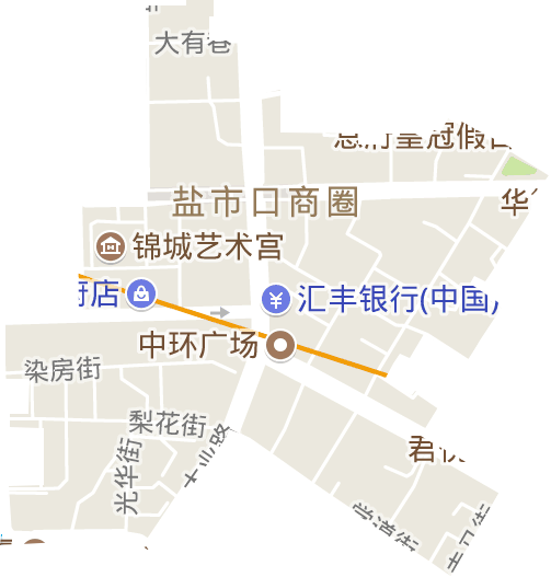 鹽市口街道電子地圖