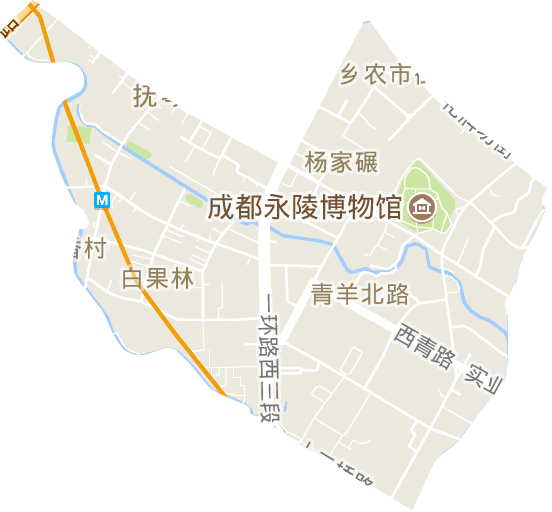 西安路街道電子地圖