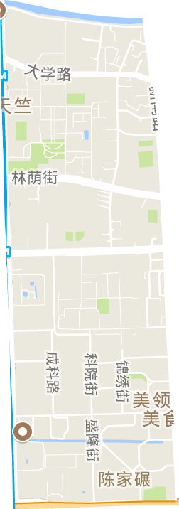 跳傘塔街道電子地圖