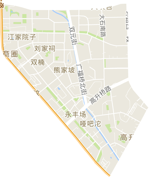 雙楠街道電子地圖