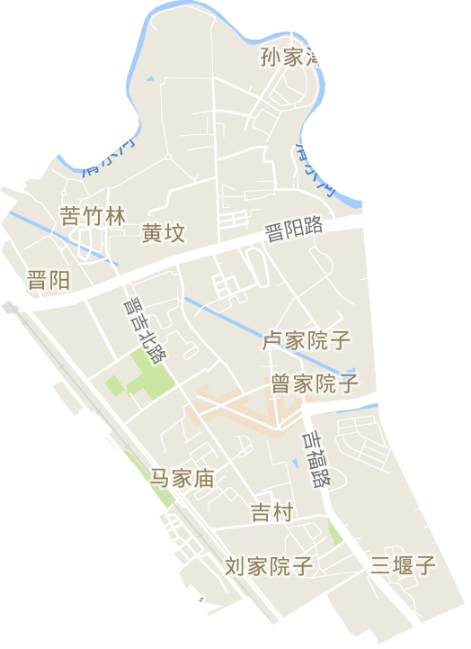 晉陽街道電子地圖