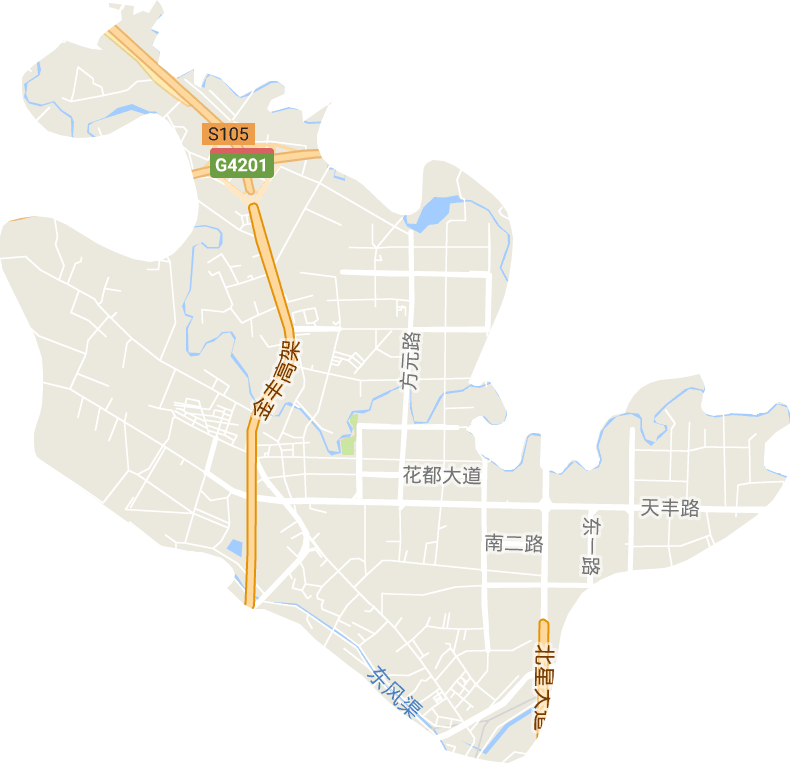 大豐街道電子地圖