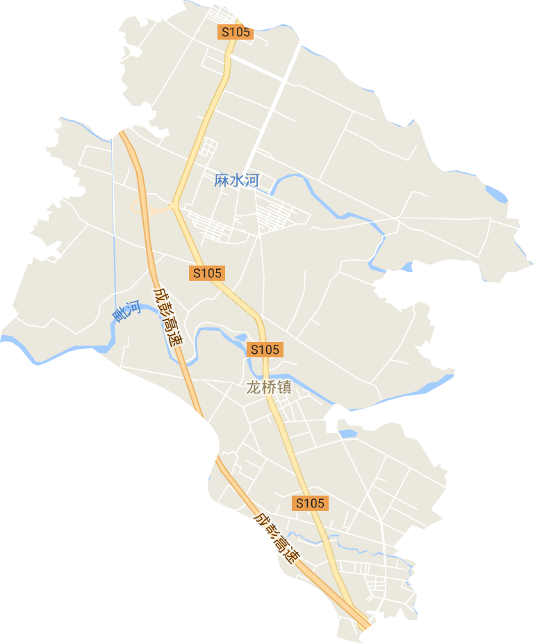 龍橋鎮電子地圖