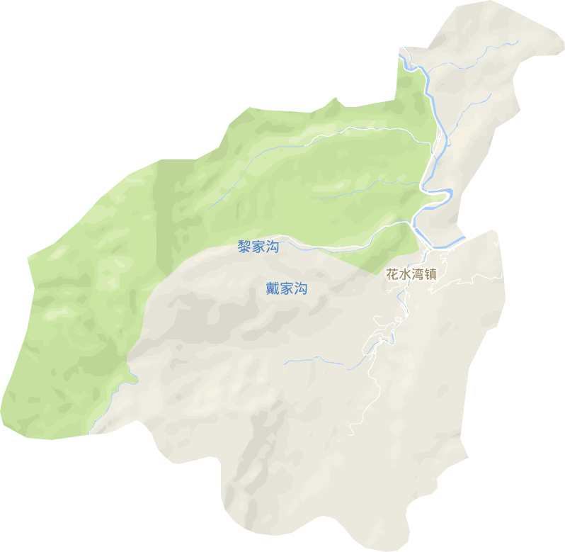 花水灣鎮(zhèn)電子地圖