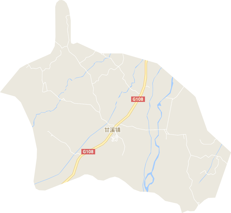 甘溪鎮電子地圖