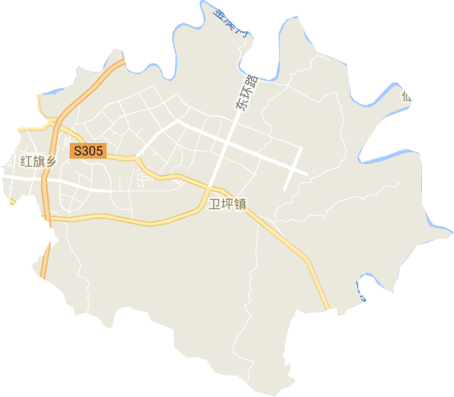 衛坪鎮電子地圖