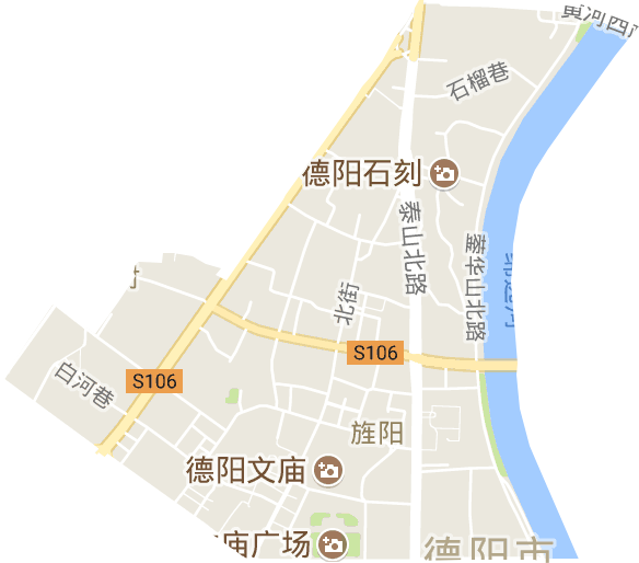 旌陽街道電子地圖
