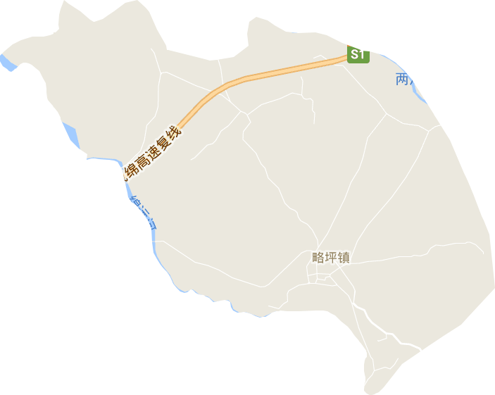 略坪鎮電子地圖