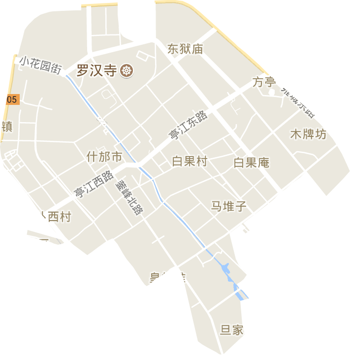 方亭街道電子地圖