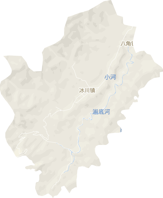 冰川鎮電子地圖