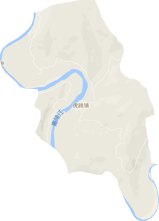 虎跳鎮電子地圖