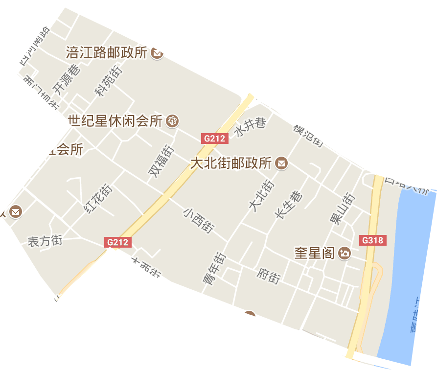 西城街道電子地圖