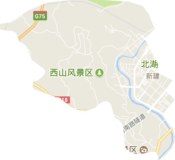 新建街道電子地圖