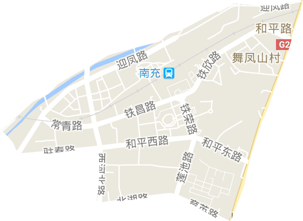 和平路街道電子地圖