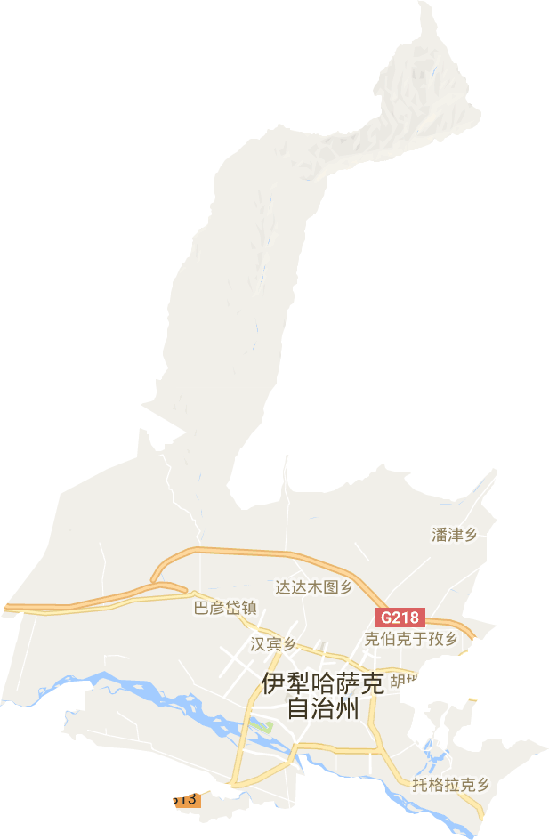 伊寧市電子地圖
