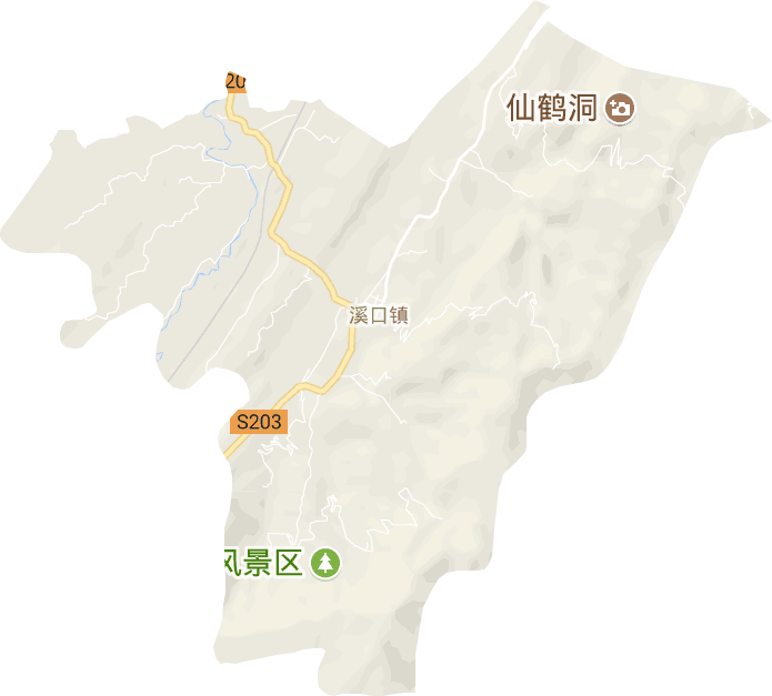 溪口鎮電子地圖
