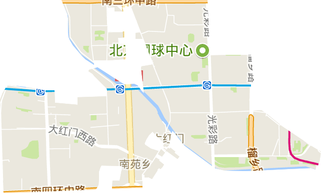 大紅門街道電子地圖