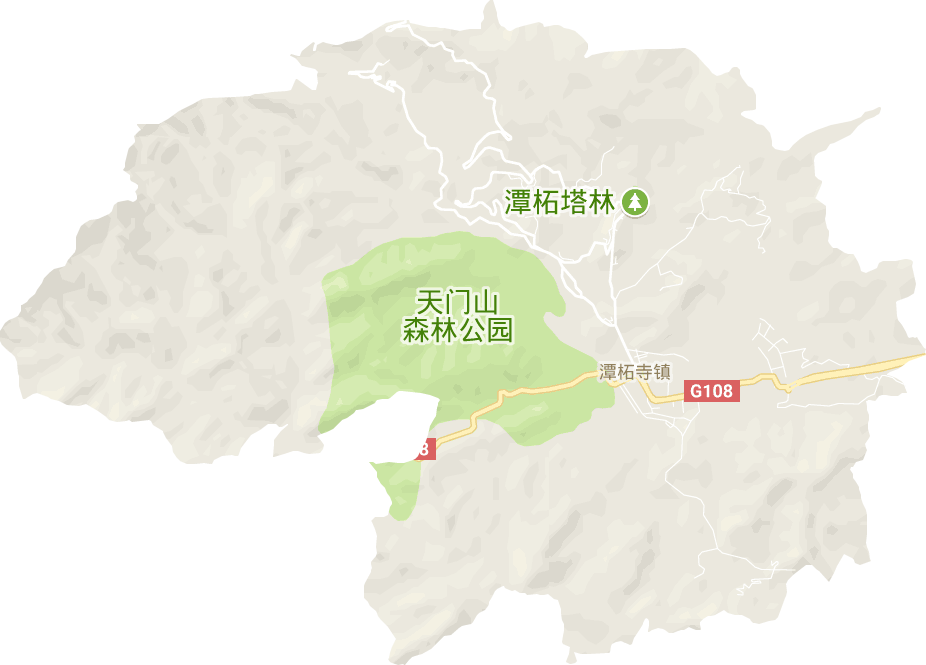 潭柘寺鎮電子地圖