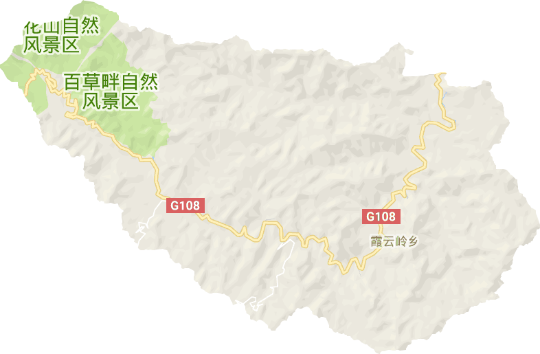 霞云嶺鄉電子地圖