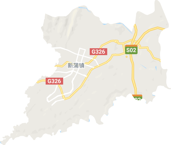 新蒲鎮電子地圖