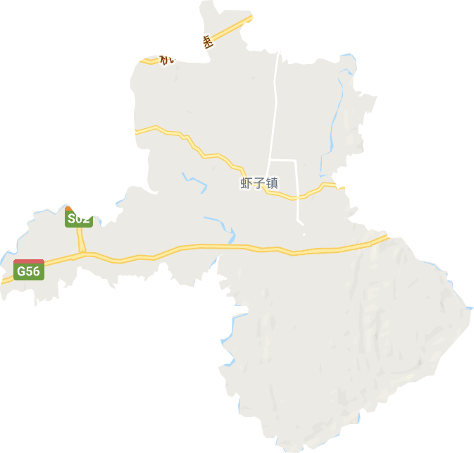 蝦子鎮電子地圖