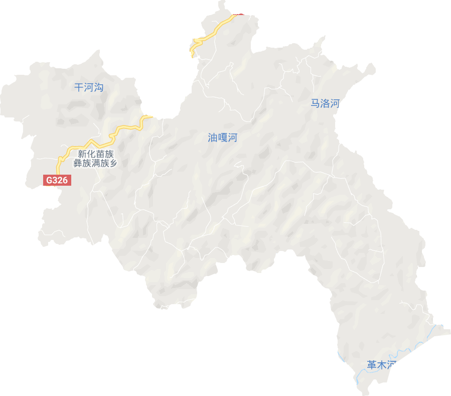 新化苗族彝族滿族鄉(xiāng)電子地圖