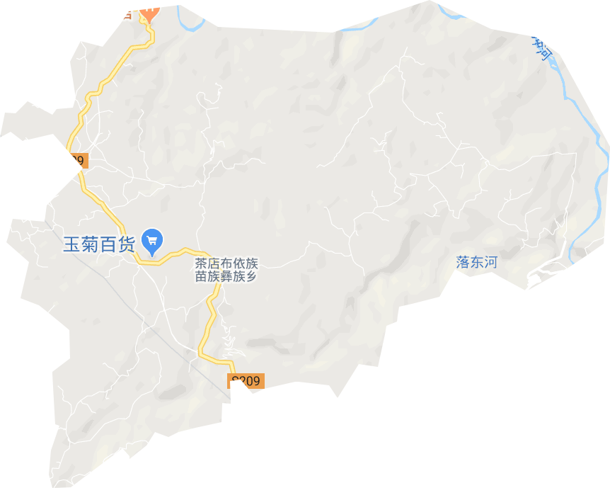 茶店鄉電子地圖