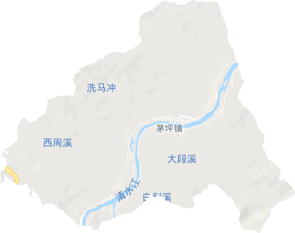 茅坪鎮電子地圖