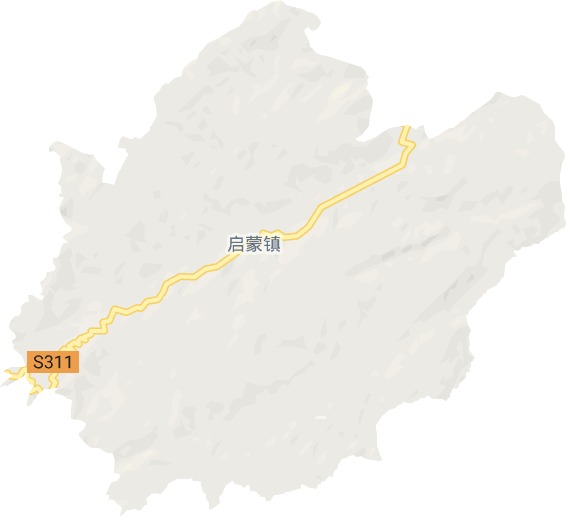 啟蒙鎮(zhèn)電子地圖