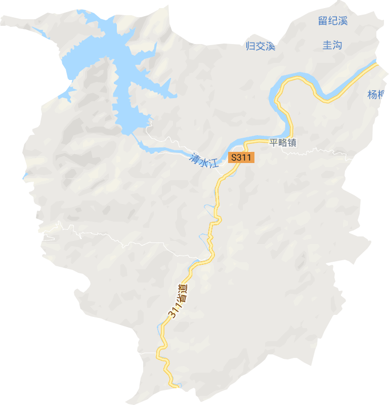 平略鎮電子地圖