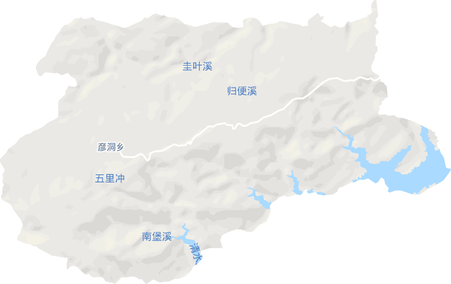 彥洞鄉電子地圖