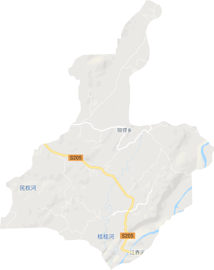 銅鑼鄉(xiāng)電子地圖