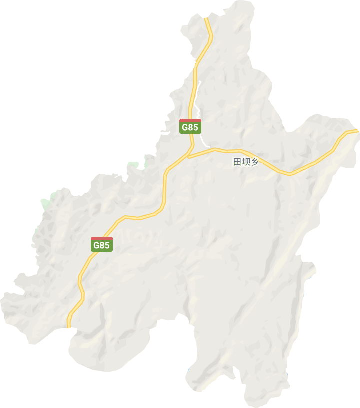 田壩鄉電子地圖