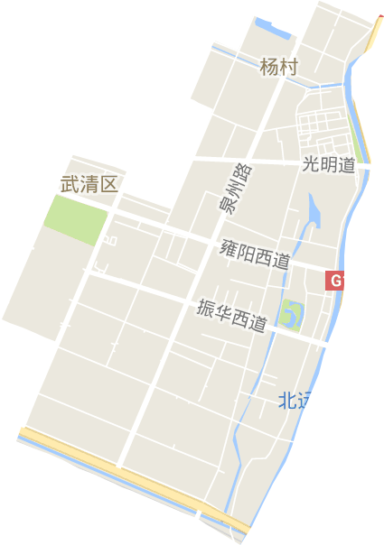 運河西街道電子地圖