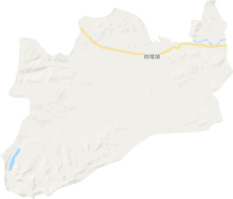 崗嘎鎮電子地圖