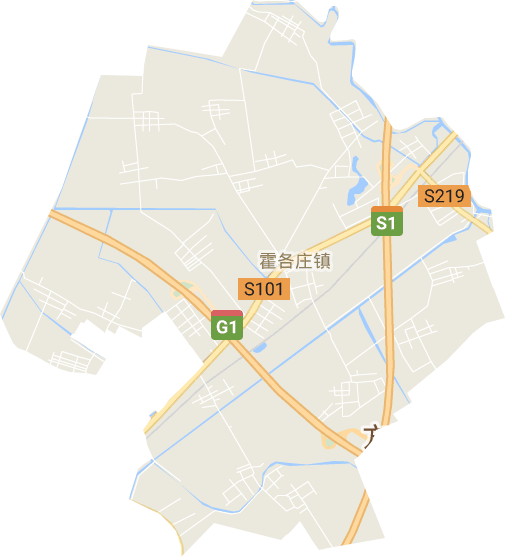 霍各莊鎮電子地圖