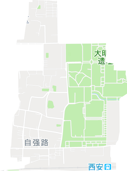 自強路街道電子地圖